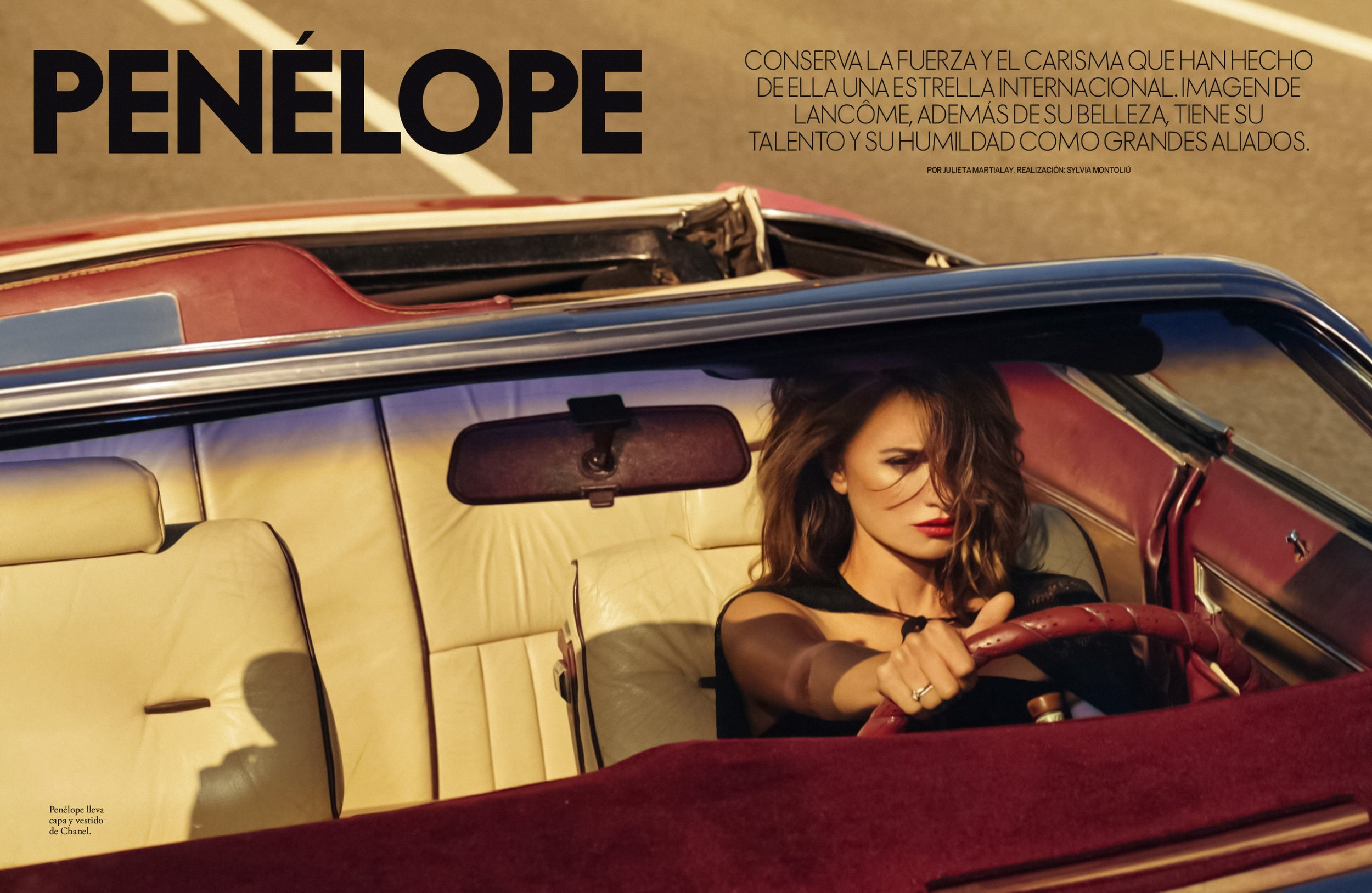 A Racy Penélope Cruz Puts Her Foot on the Gas, in Elle España — Anne of  Carversville