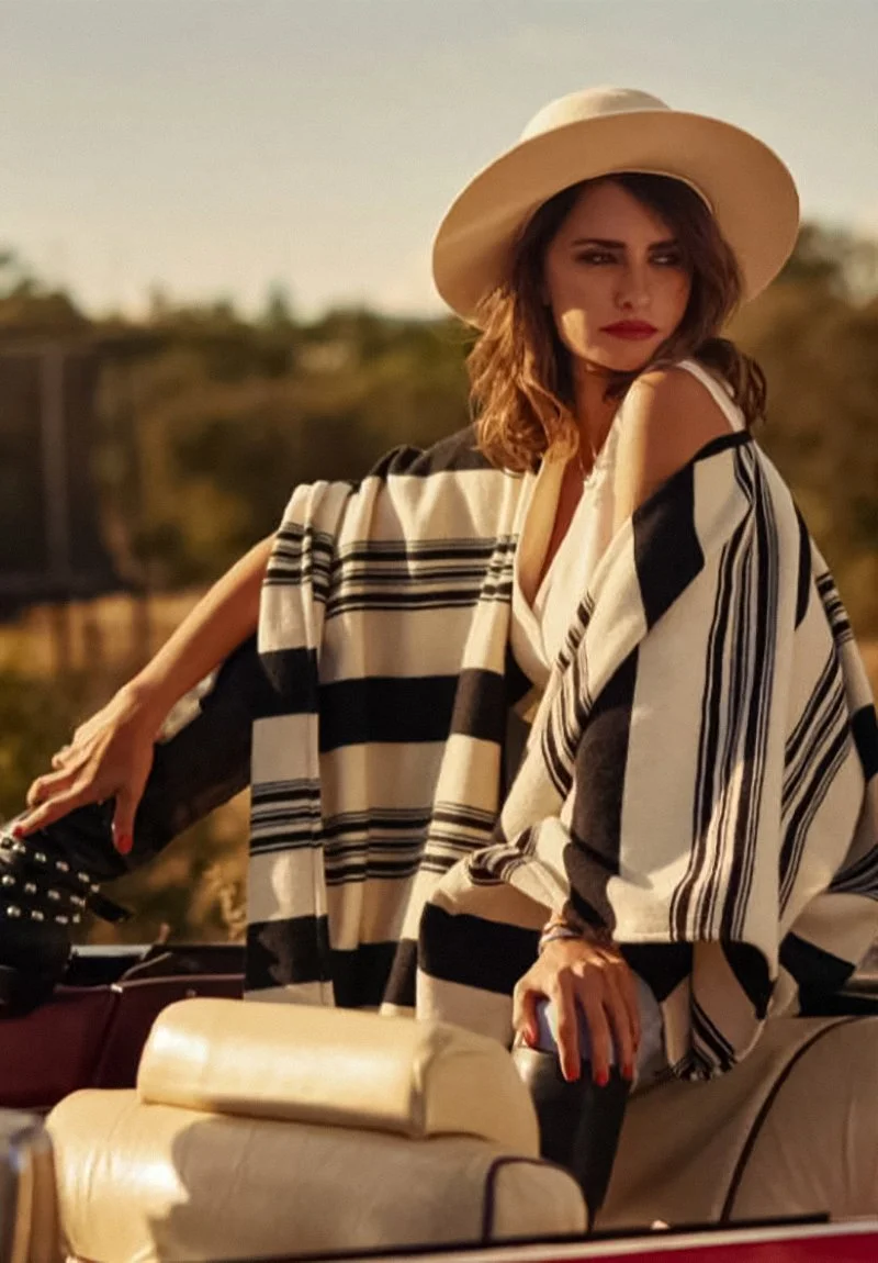 A Racy Penélope Cruz Puts Her Foot on the Gas, in Elle España — Anne of