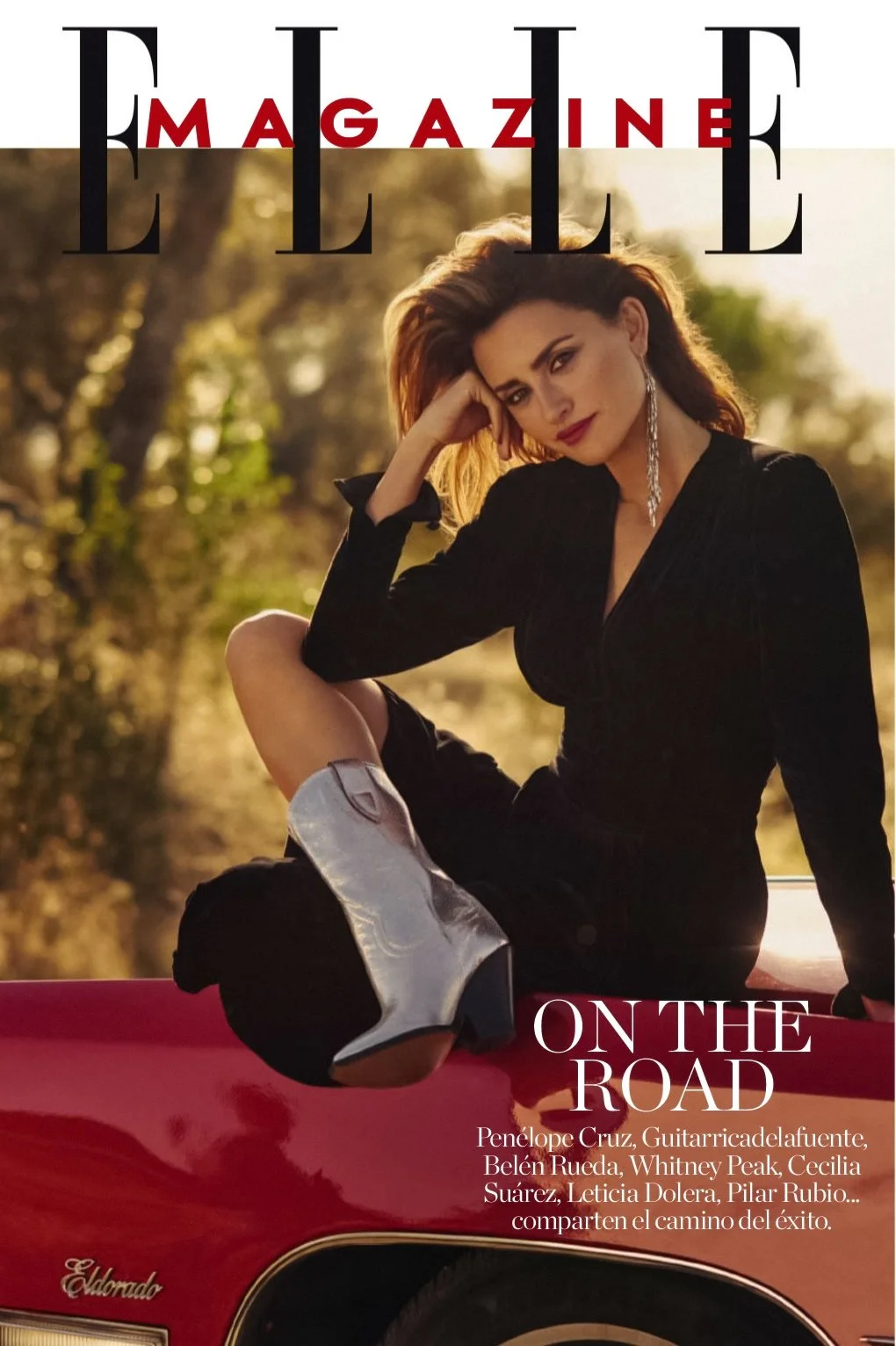 A Racy Penélope Cruz Puts Her Foot on the Gas, in Elle España — Anne of