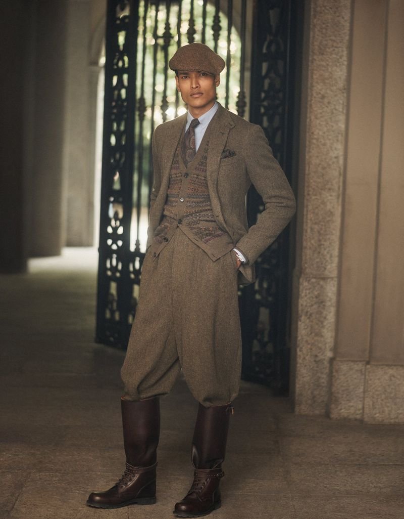 Ralph Lauren Shot Purple Fall 2021 Campaign in Milan — Anne of Carversville