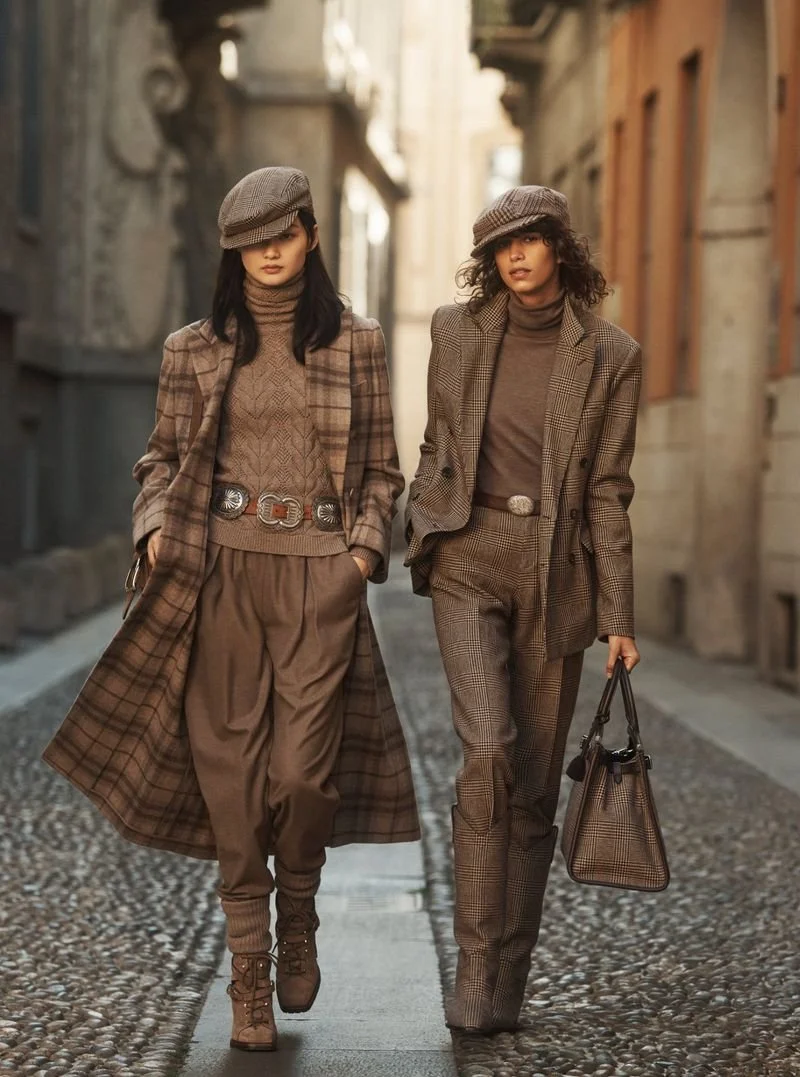 Ralph Lauren Shot Purple Collection Fall 2021 Campaign in Milan, Home ...