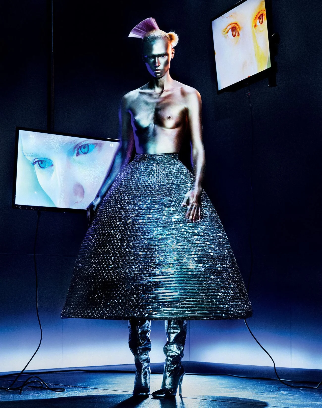 A Digital World Vilma Sjöberg by Txema Yeste for Vogue Russia January