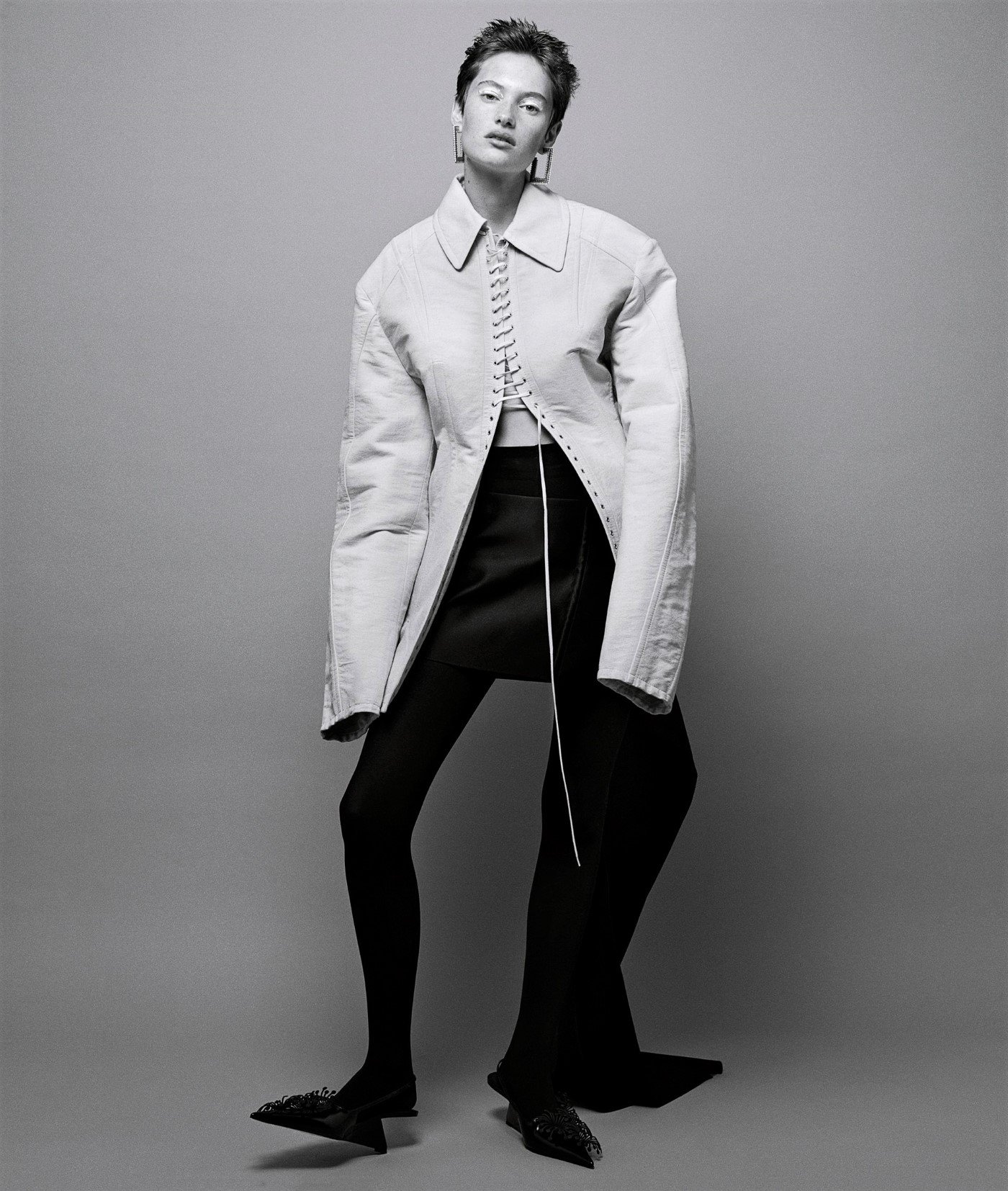 Greta Hofer in Black Fashion by Josh Olins for WSJ Magazine — Anne of ...