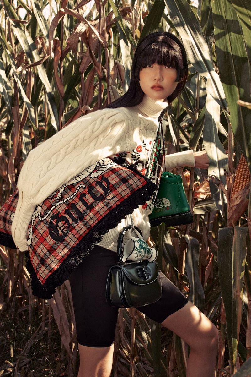 Gucci x The North Face Balloon Ride in Harper's Bazaar Mexico — Anne of ...