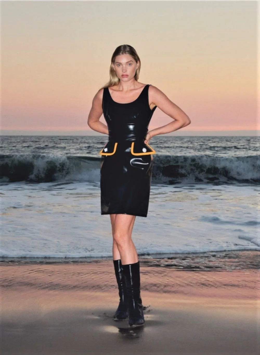 Elsa Hosk Poses Waterside in ELLE Denmark April 2022 — Anne of Carversville