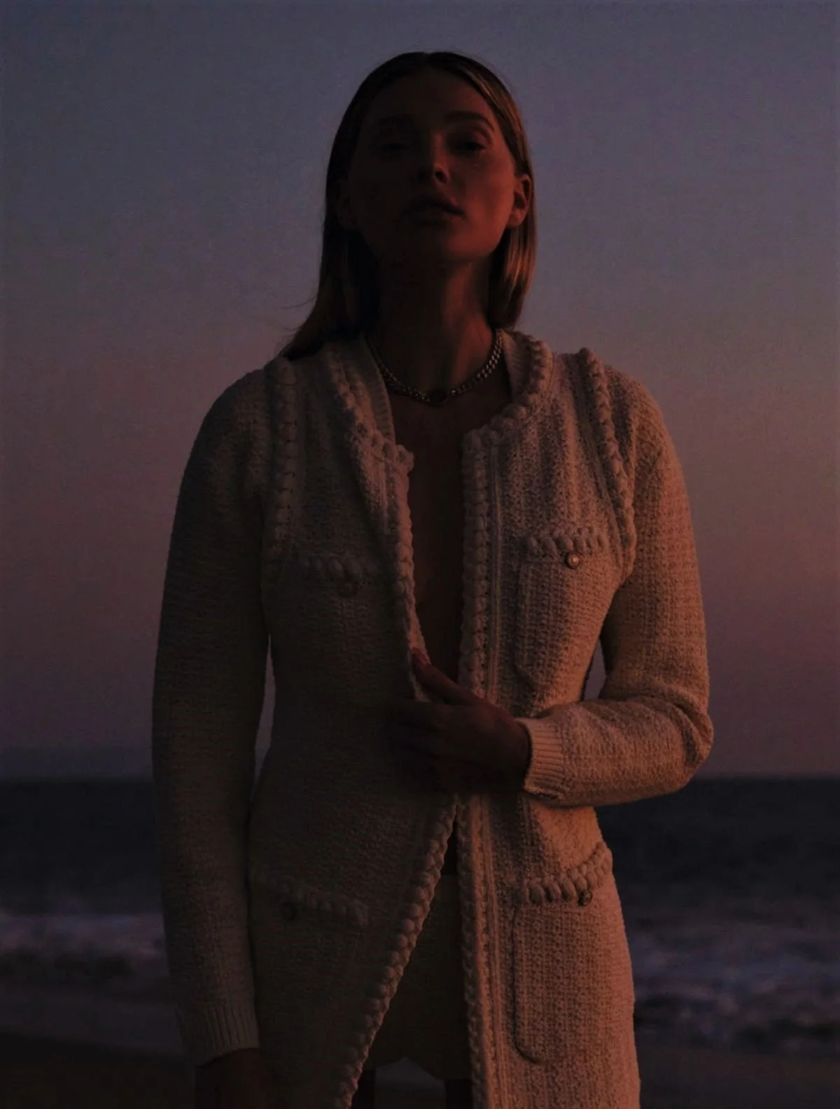 Elsa Hosk Poses Waterside in ELLE Denmark April 2022 — Anne of Carversville