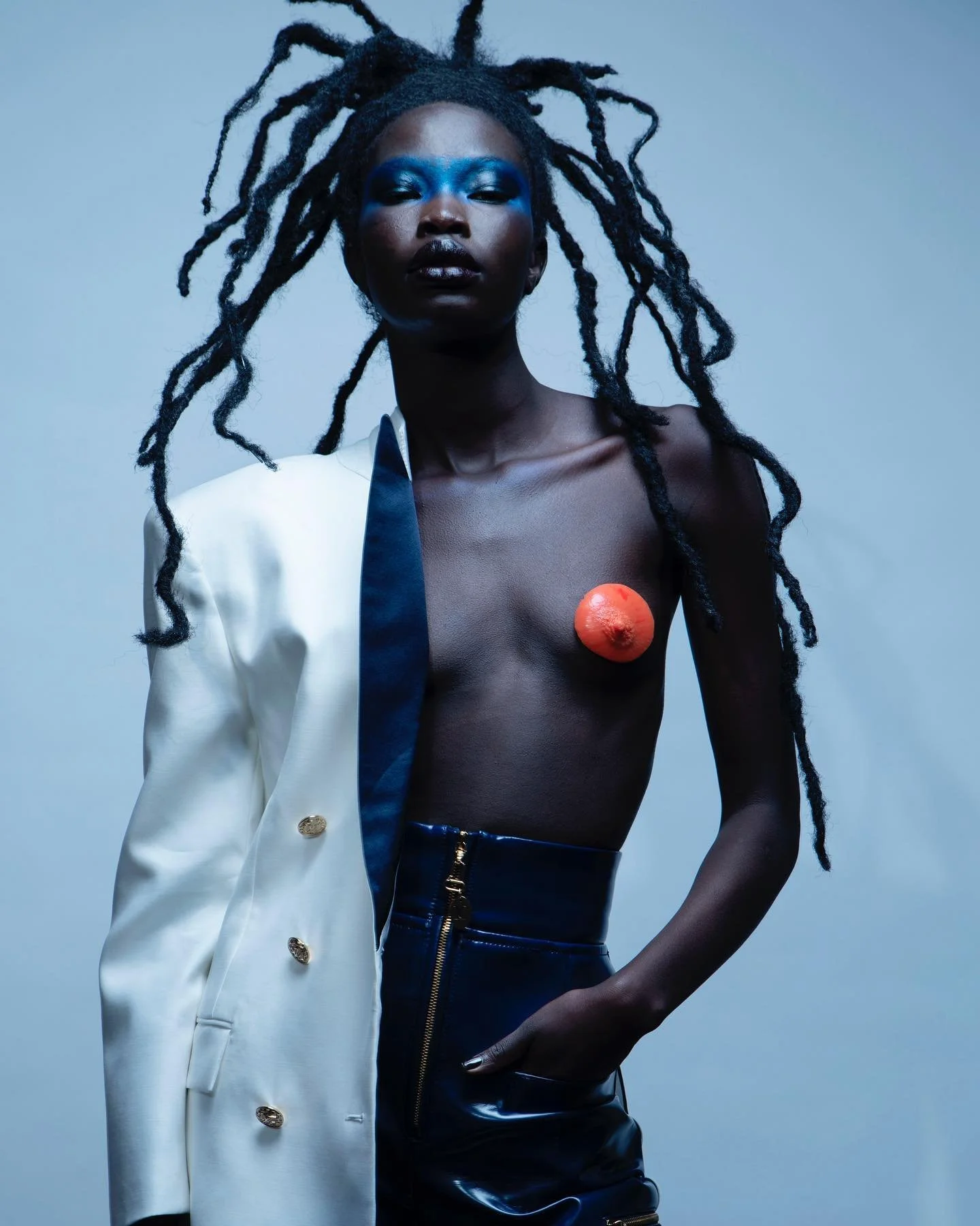 Adhel Bol Wears Modern Edgy Style in 'Pure Souls' by Niklas Haze for Wonderland #74
