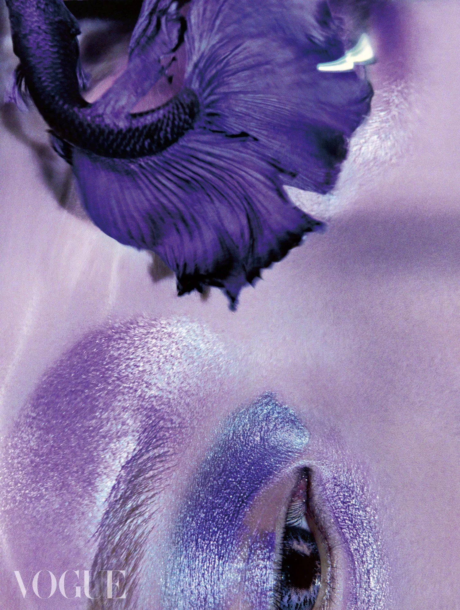 Liu Zongyuan Captures 'Purple Is the New Black' for Vogue China May 2022