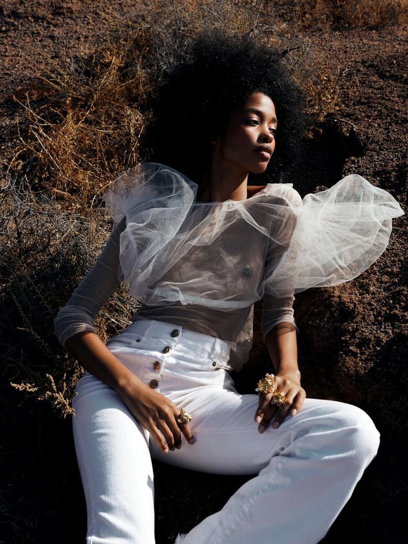 Marianne Painelli in Lanzarote by Olga Rubio Dalmau for Vogue Korea May 2022