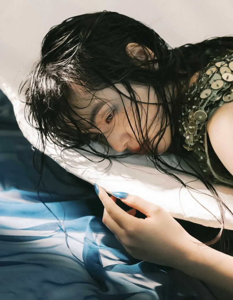 Lucia by Zhang Ahuel for Vogue Singapore May-June 2022 Cover Story 'Into the Deep'