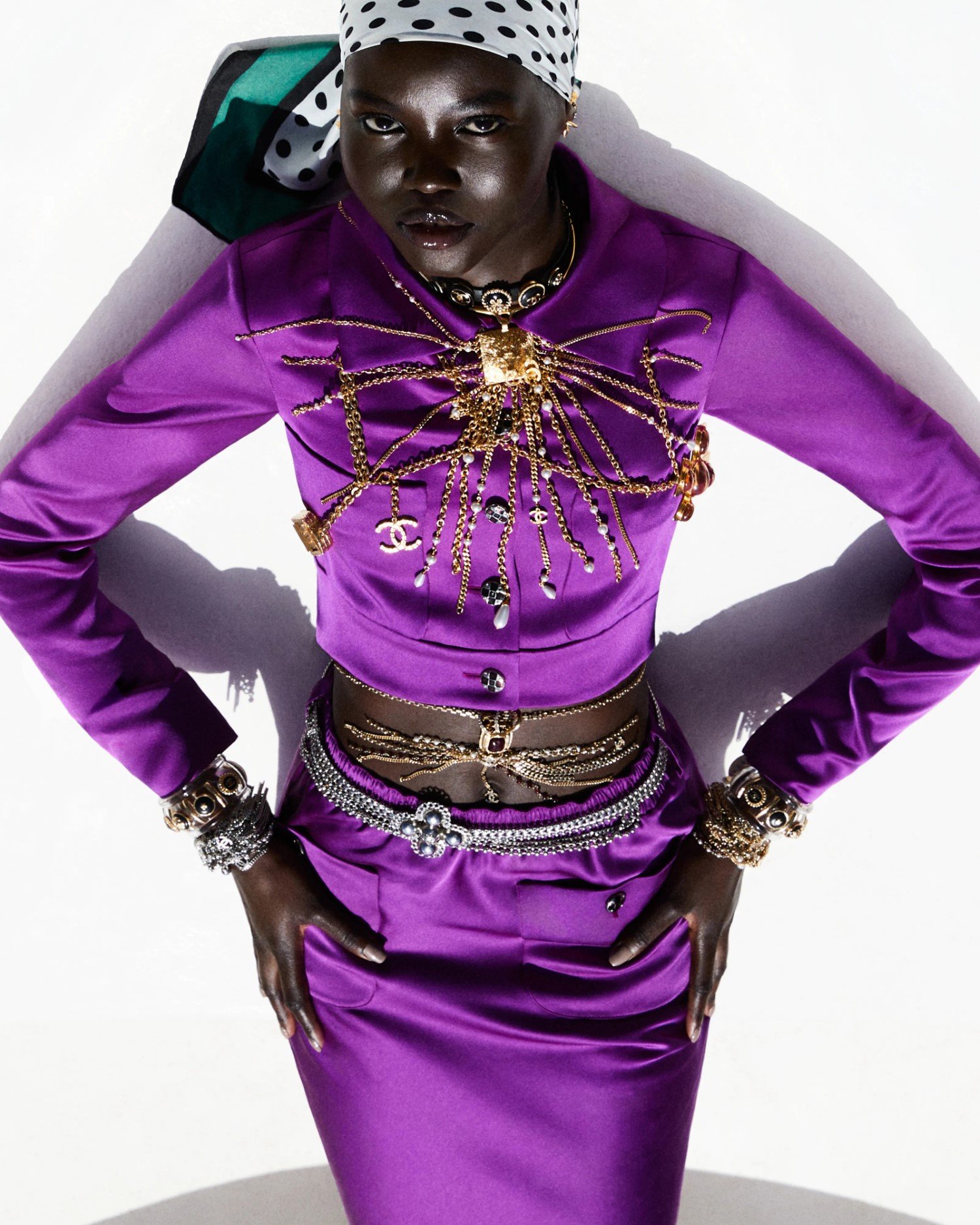 Adut Akech is the Epitome Flawless Beauty on the Cover of Vogue