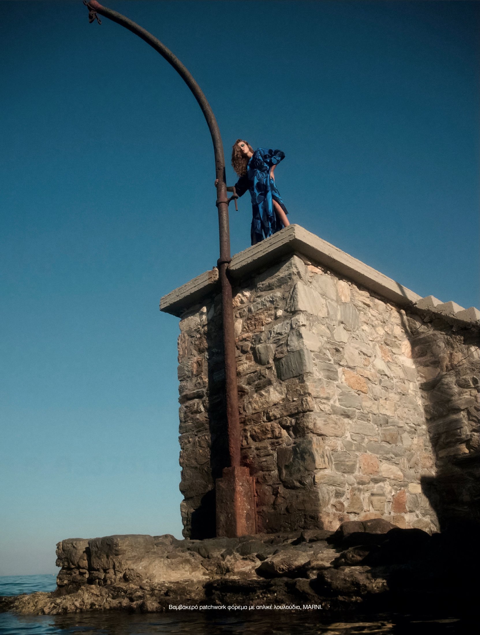 Luna Bijl in 'The Big Blue' by Panos Davios for Vogue Greece — Anne of