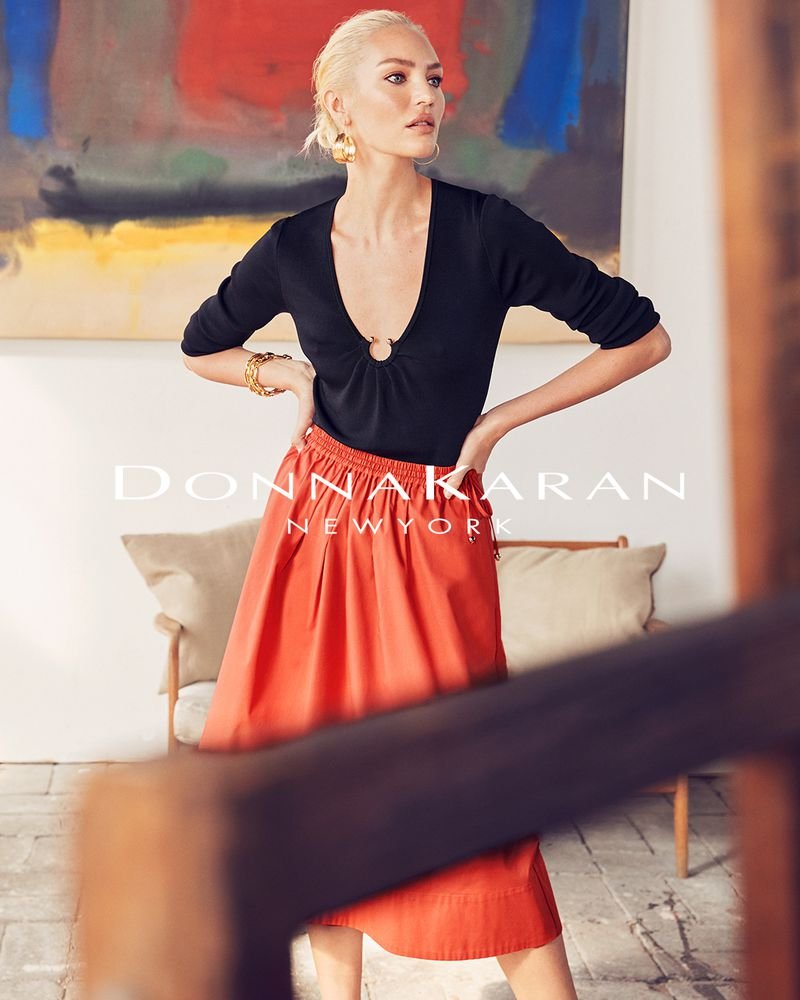 Candice Swanepoel in Donna Karan Summer 2022 Campaign