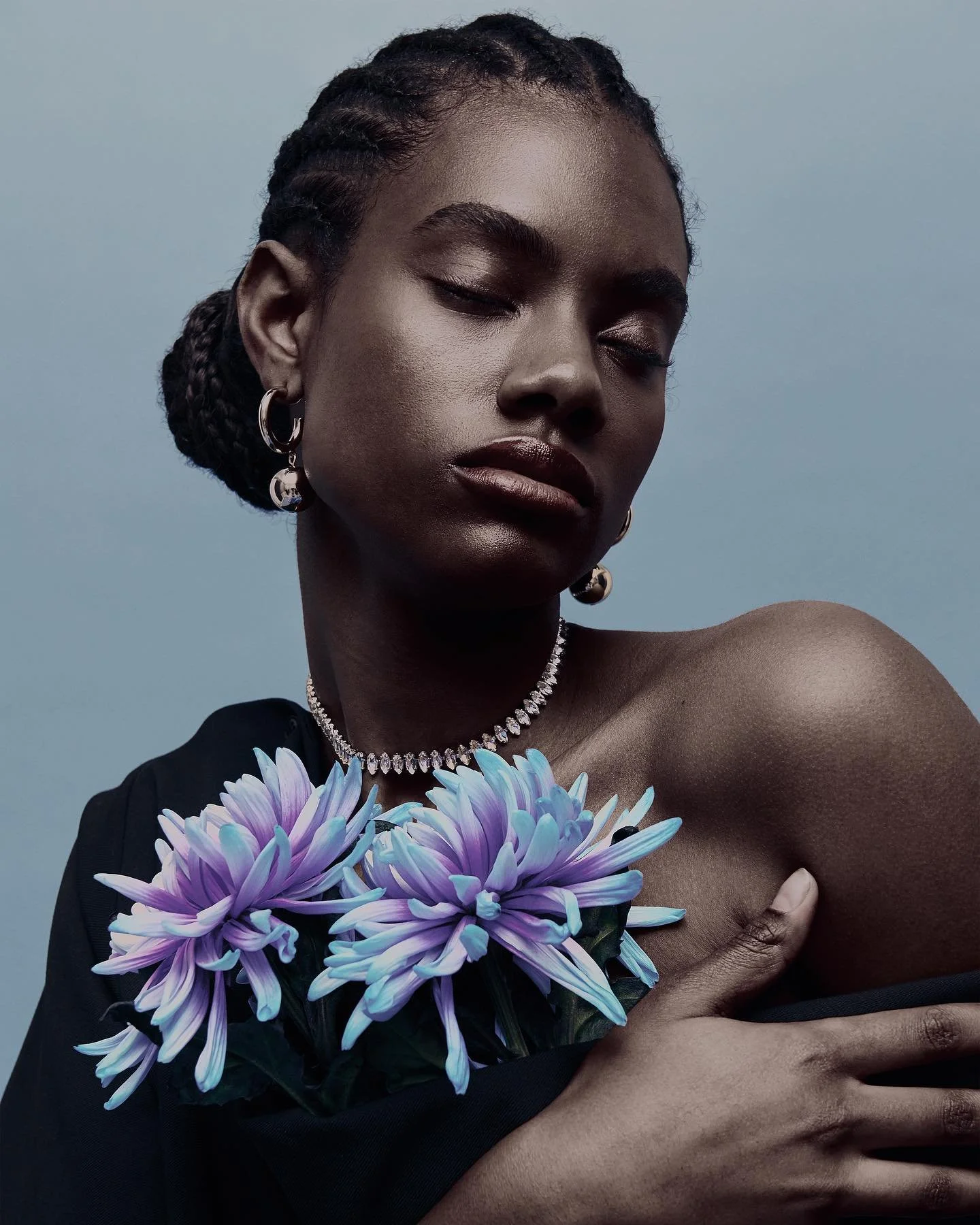 'Colourful Warmth' Black Elegance by Vincent Schaefer for ELLE Indonesia June 2022