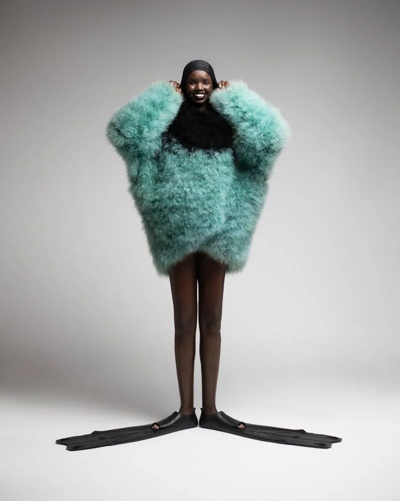 Akiima Wears Haute Couture for L'Officiel Italia February 2022 — Anne ...