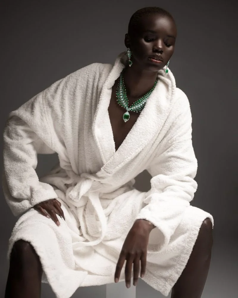 Akiima Wears Haute Couture for L'Officiel Italia February 2022 — Anne ...