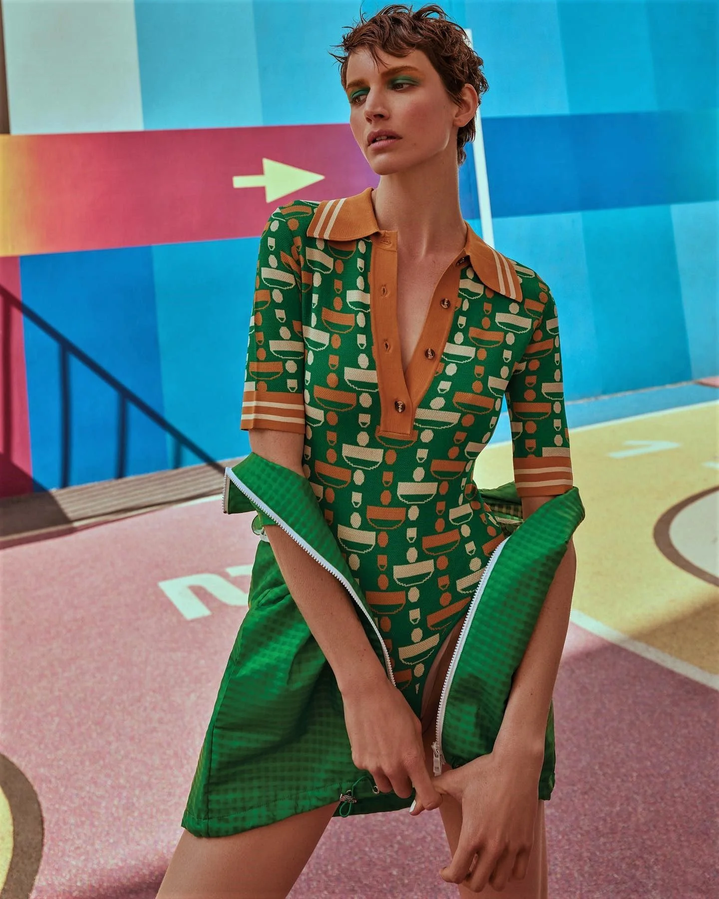 Johanna Feldmeier in 'Playground' by Carla Guler for Harper's Bazaar Arabia August 2022
