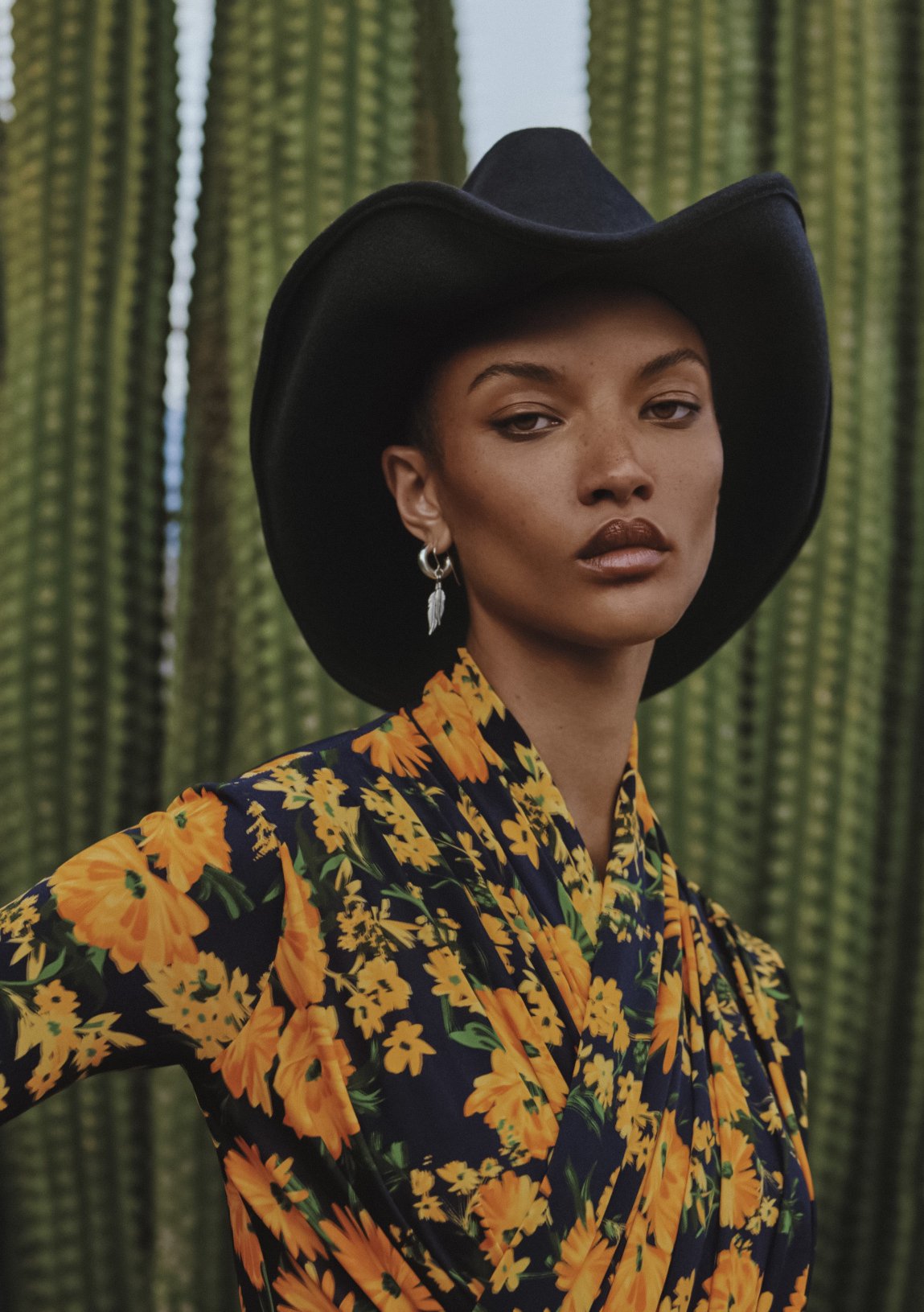 Georgia Palmer in Western Style by Cass Bird for ELLE US September ...