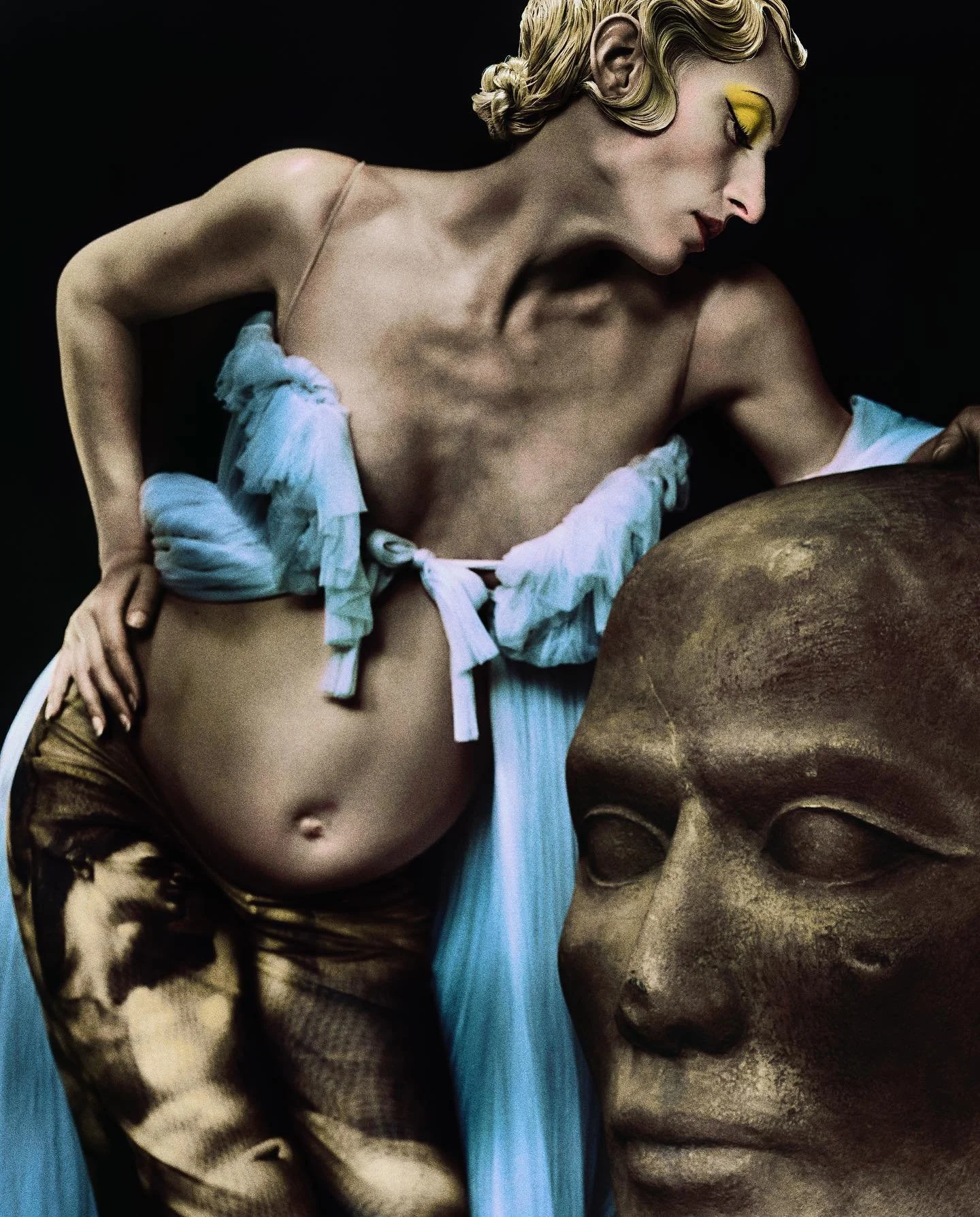 Maggie Maurer Maternal Muse to Elizaveta Porodina for Gaultier September 2022 