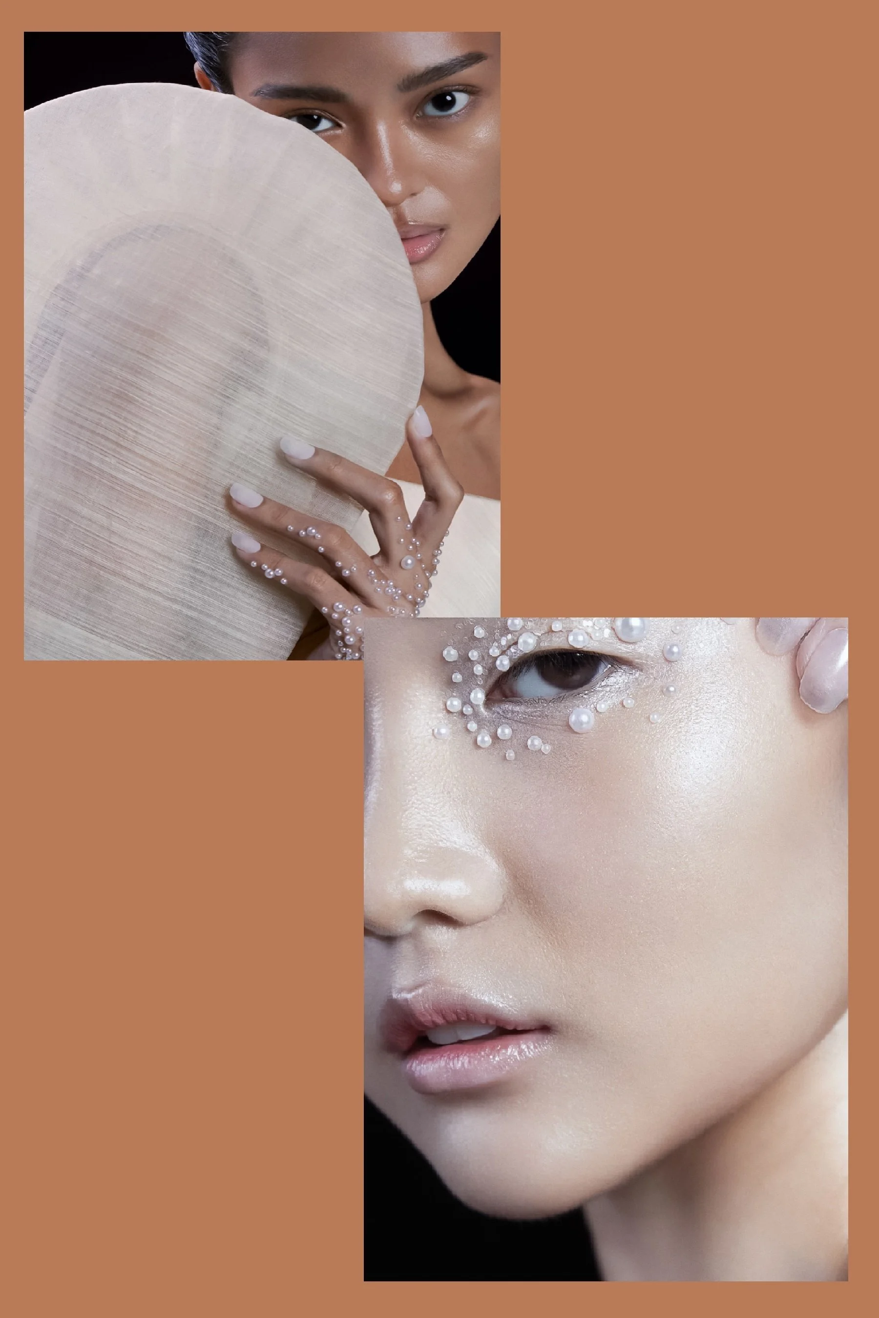 Mika Reins and Brea Umali in 'The Pearl' for Vogue Philippines September 2022