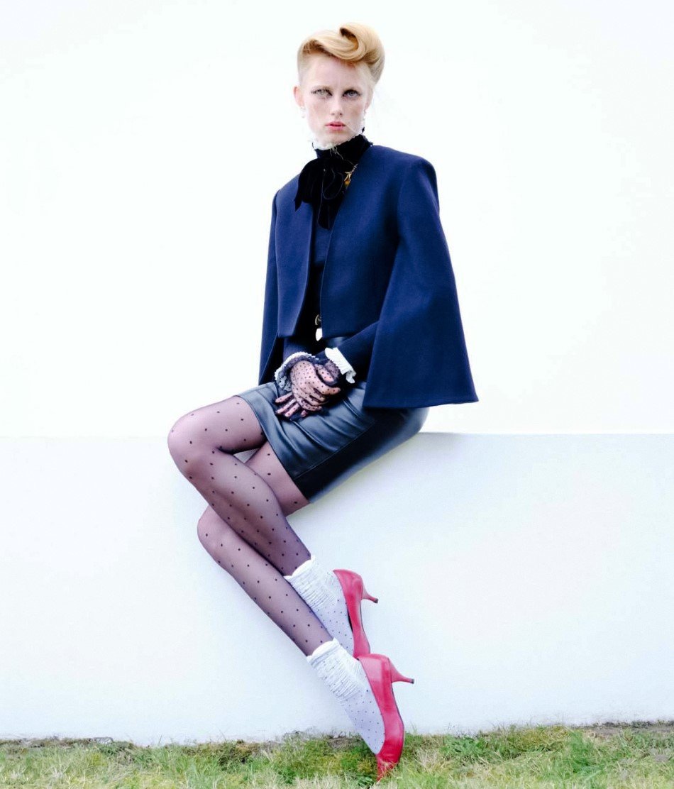 Rianne Van Rompaey Fall Fashion Cover Story 'd la Repubblica' — Anne of ...