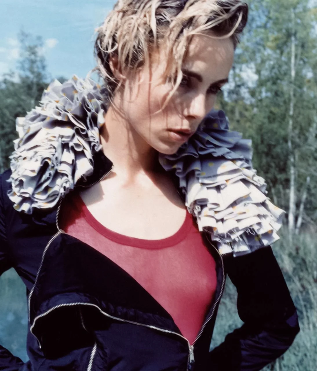 Edie Campbell's Off Kilter Fall Style by Drew Vickers for d Magazine September 2022
