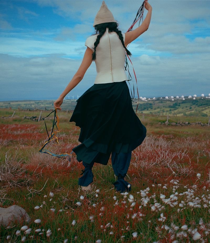 Anjali Torvi by Vicki King in 'The Sensual World' for Vogue Poland October 2022