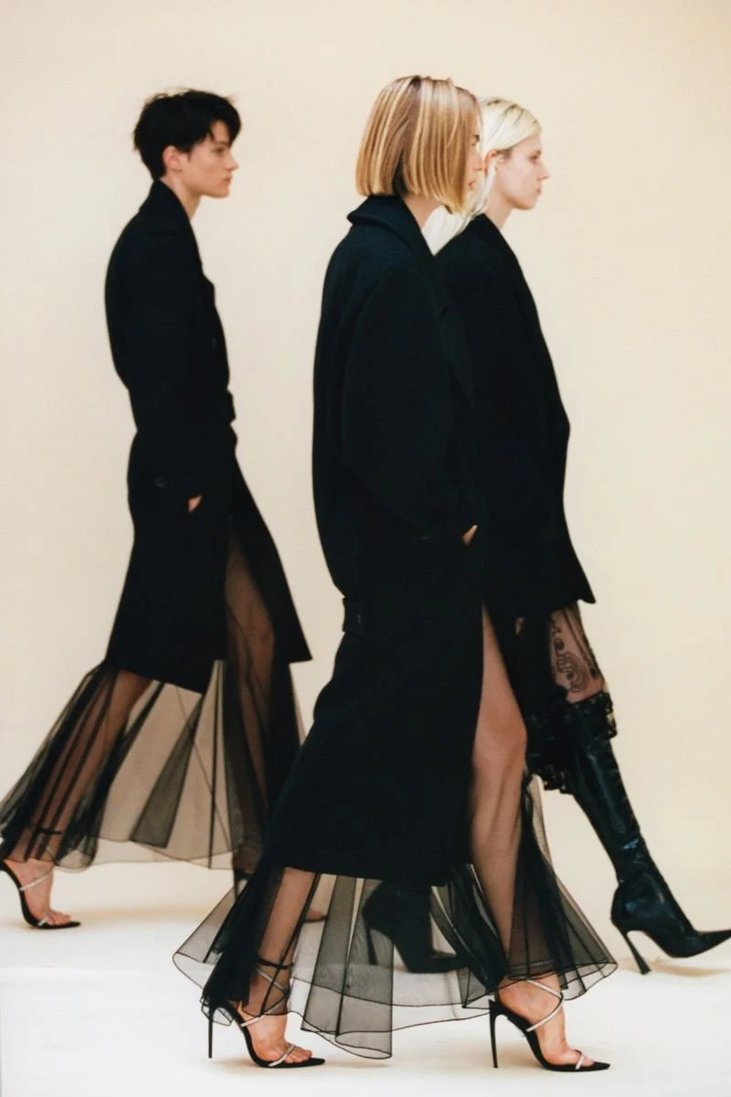 Saint Laurent by Anthony Vacarello Black Elegance for Exhibition Magazine October 2022