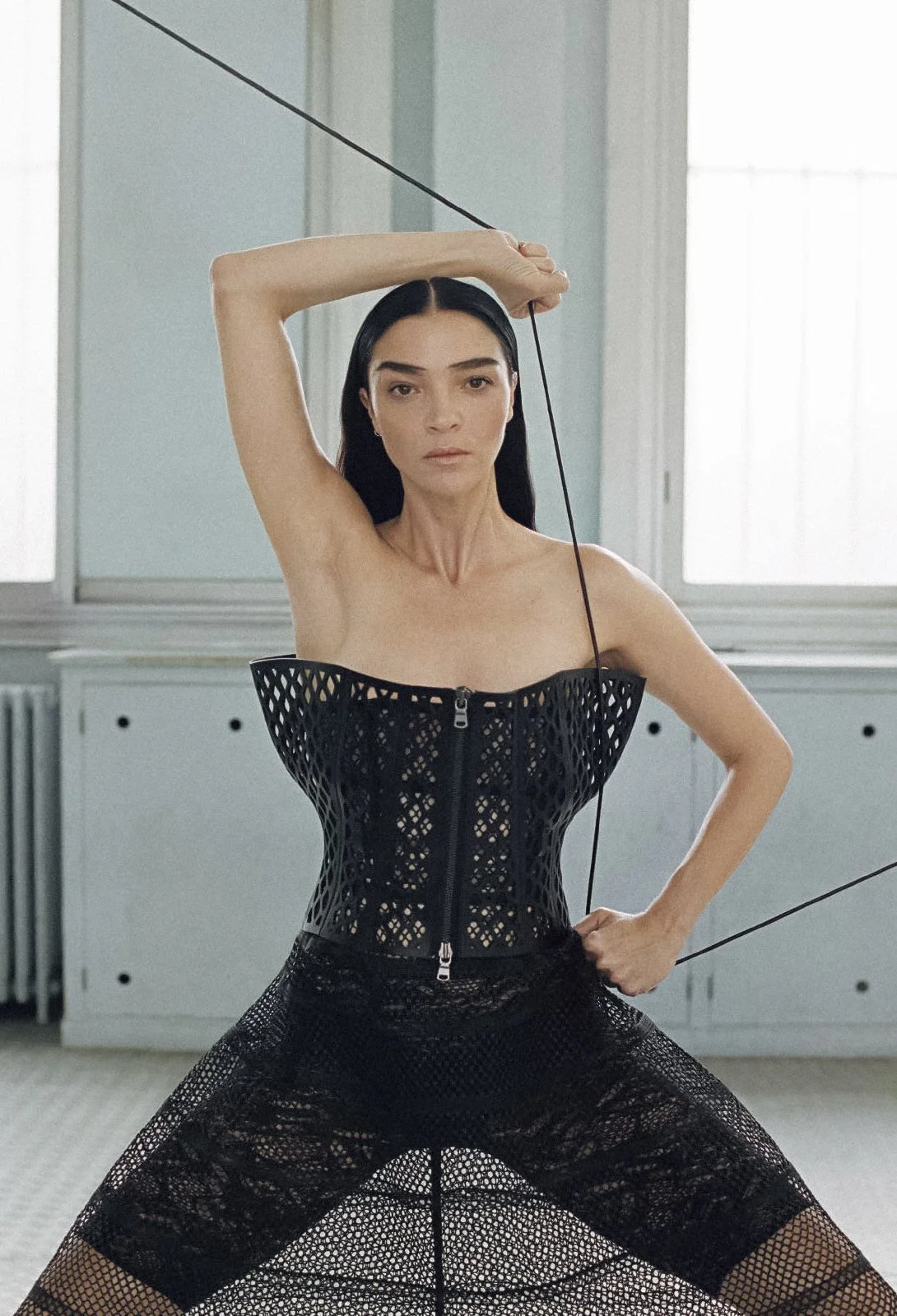 Mariacarla Boscono Covers Vogue Italia October, by Tanya and Zhenya Posternak
