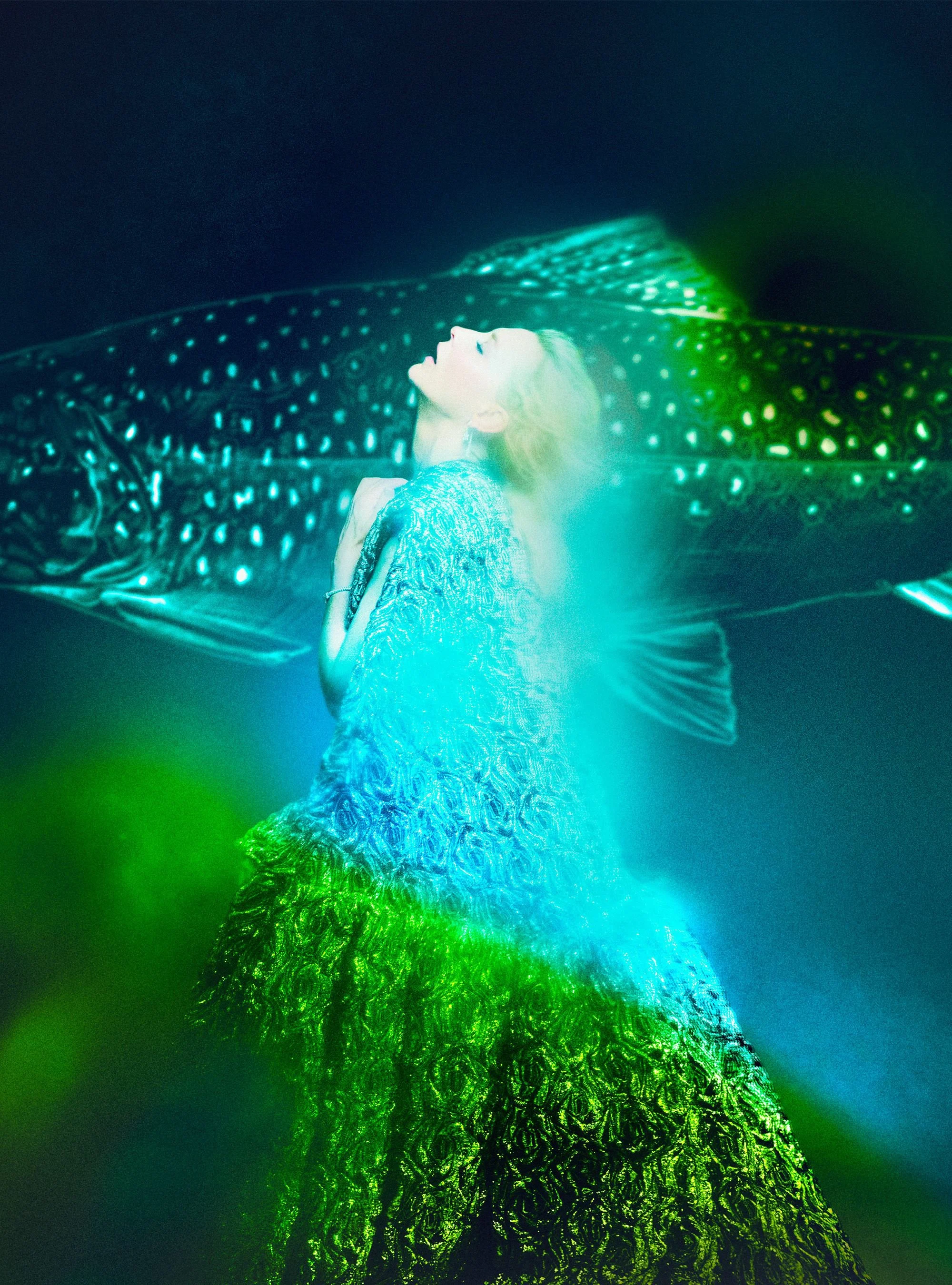 Cate Blanchett Joins Artist Es Devlin in the Natural World for Harper's Bazaar UK