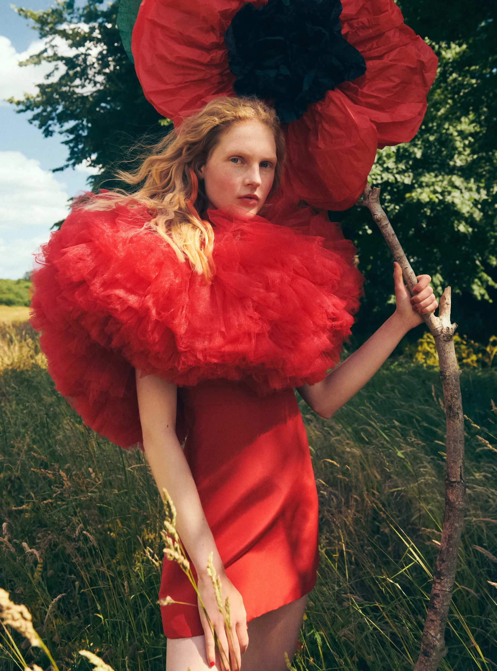 Levi Achthoven in 'Field of Dreams' by Jem Mitchell for Harper's Bazaar UK November 2022