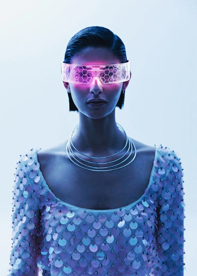 Ana Abril Captures 'Metaverse' Modern Style for Mujer Hoy October 2022