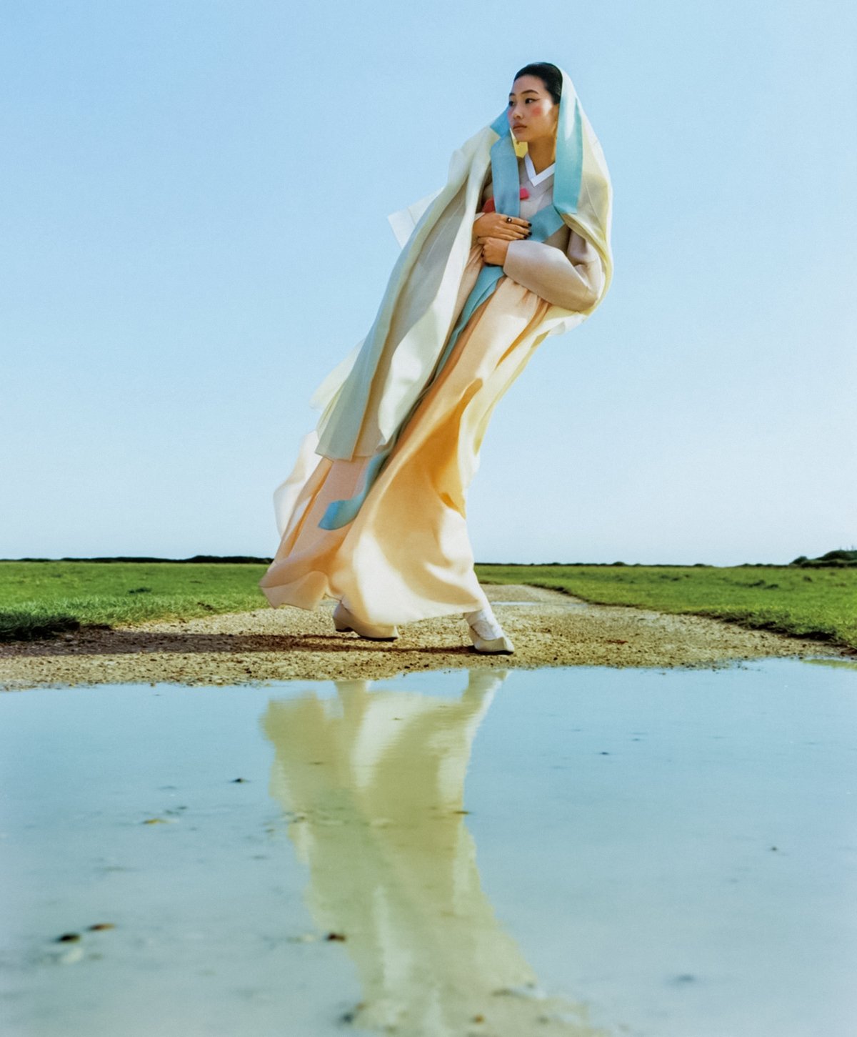 Cho Gi-Seok Captures HoYeon Jung in Nature for Vogue Korea October 2022