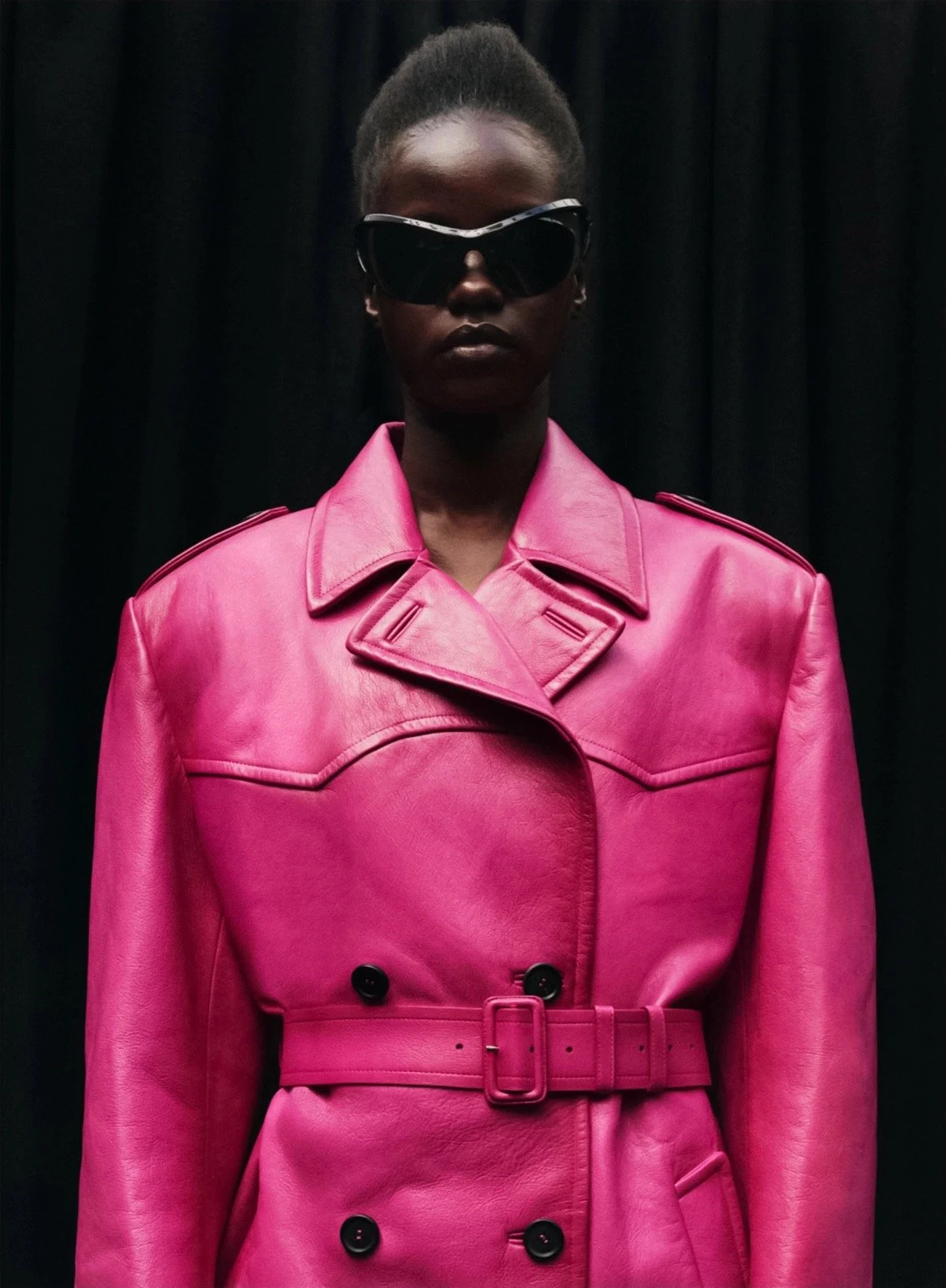 Ekua King Flashes Angair Biong in 'Loud and Clear' Elegance for ELLE UK October 2022