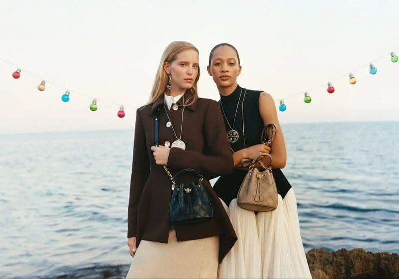 Tory Burch Holiday 2022 Campaign Blue Hues Prompts Reflections on Traditions