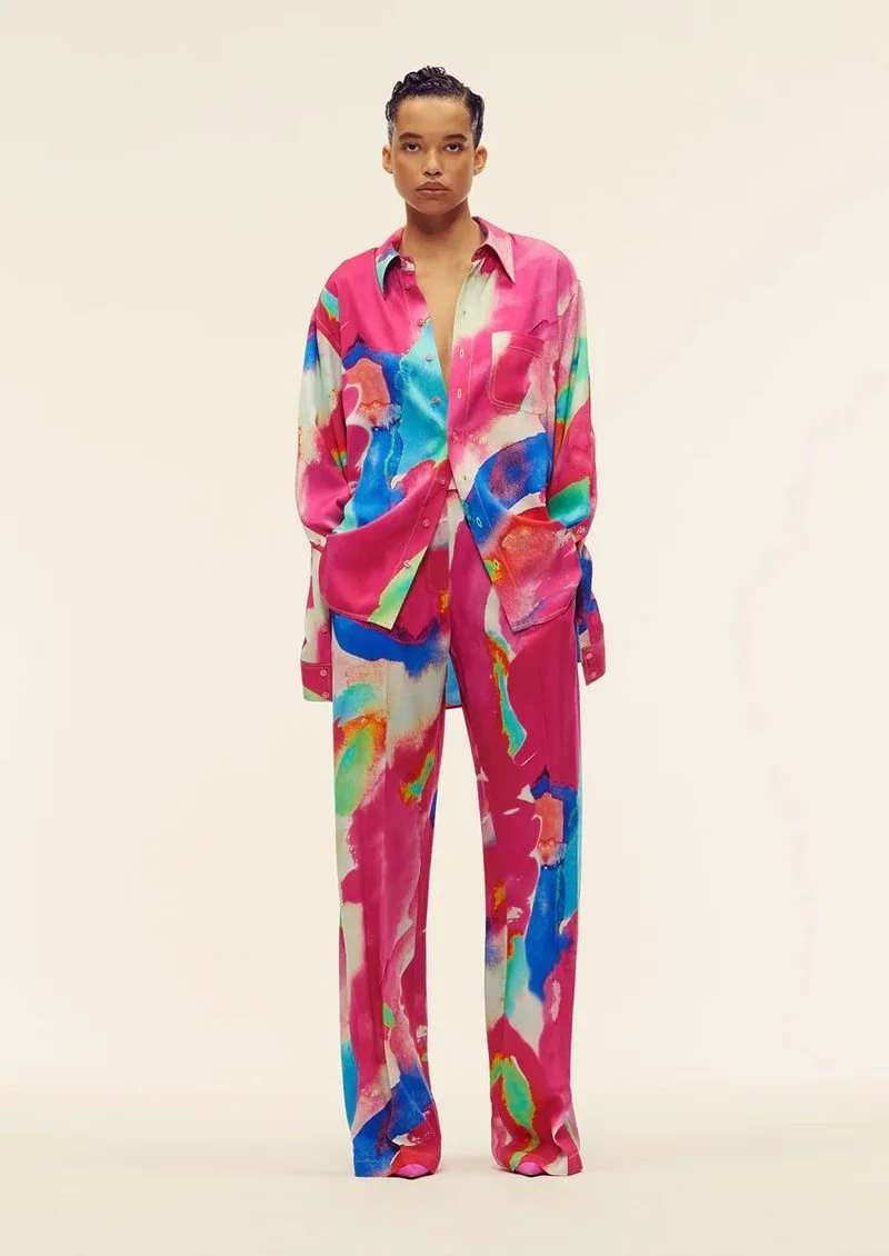 Styled in Christopher John Rogers Resort 2023, Lara Menezes Is Lensed by César Buitrago