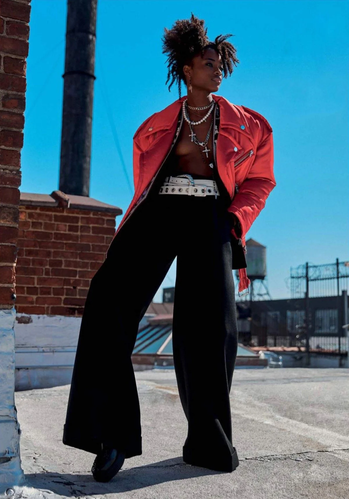 Mayowa Nicholas' Rich Street Style in Vogue Mexico + Latin America by Germain Chauveau 