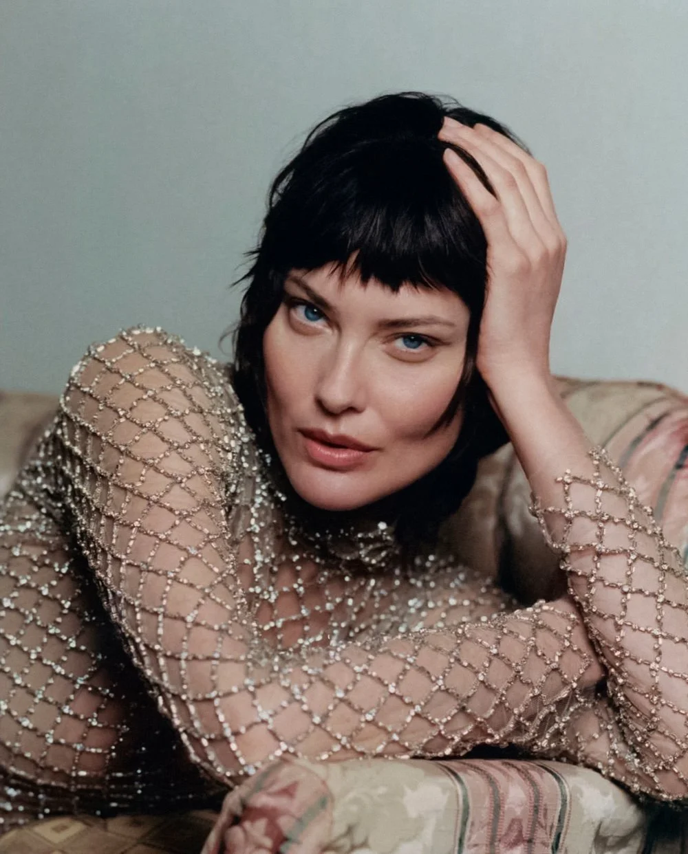 Shalom Harlow Covers Vogue Poland December 2022 Lensed by Stuart Winecoff