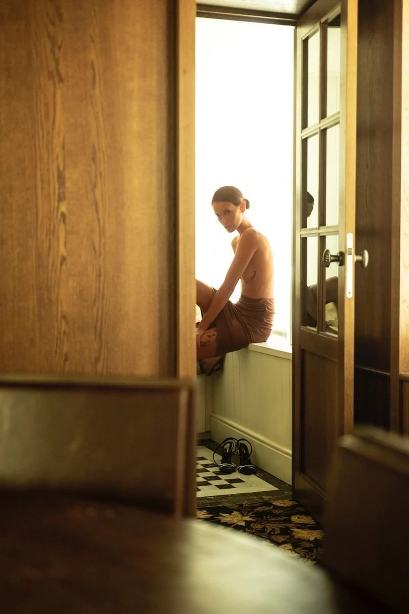 Milena Smit in Saint Laurent, Lensed by JUANKR for Flaunt Magazine December 2022 