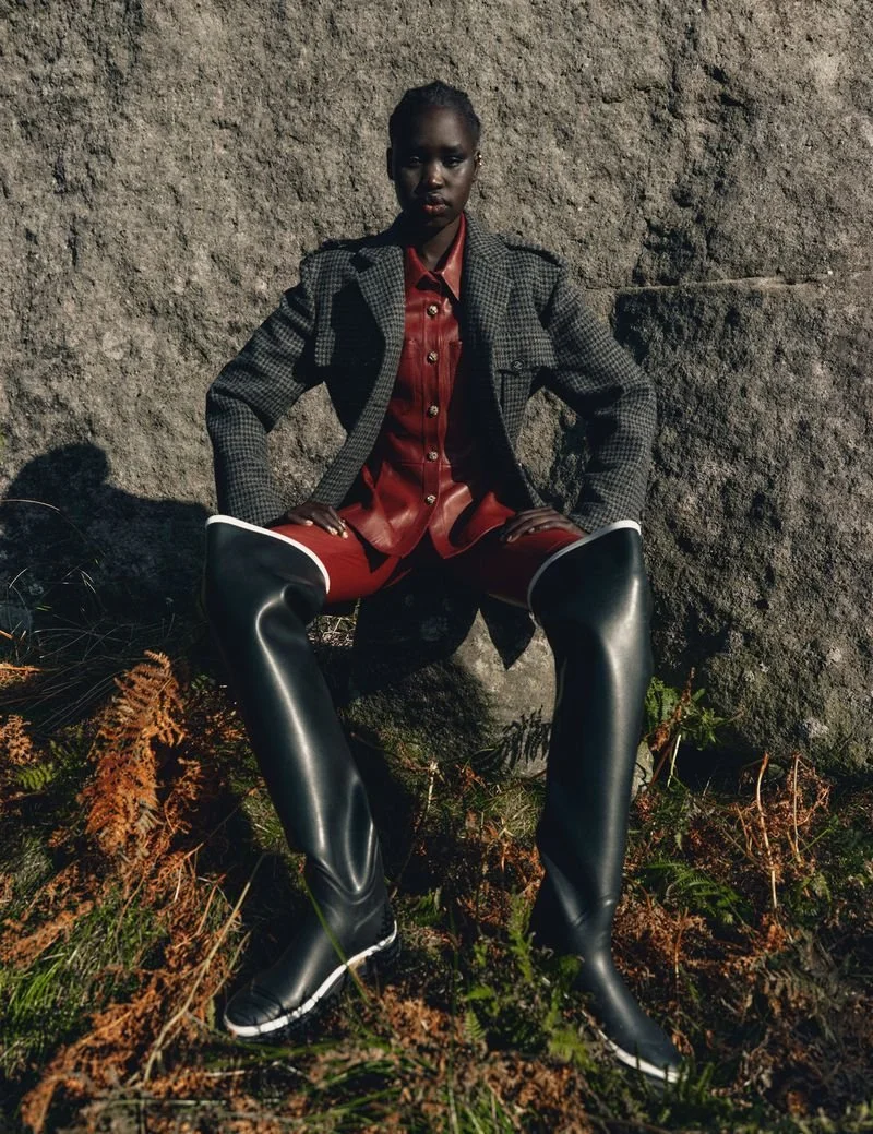 Adit Priscilla in 'Highland Fling' by Georgia Devey Smith for Exit Magazine