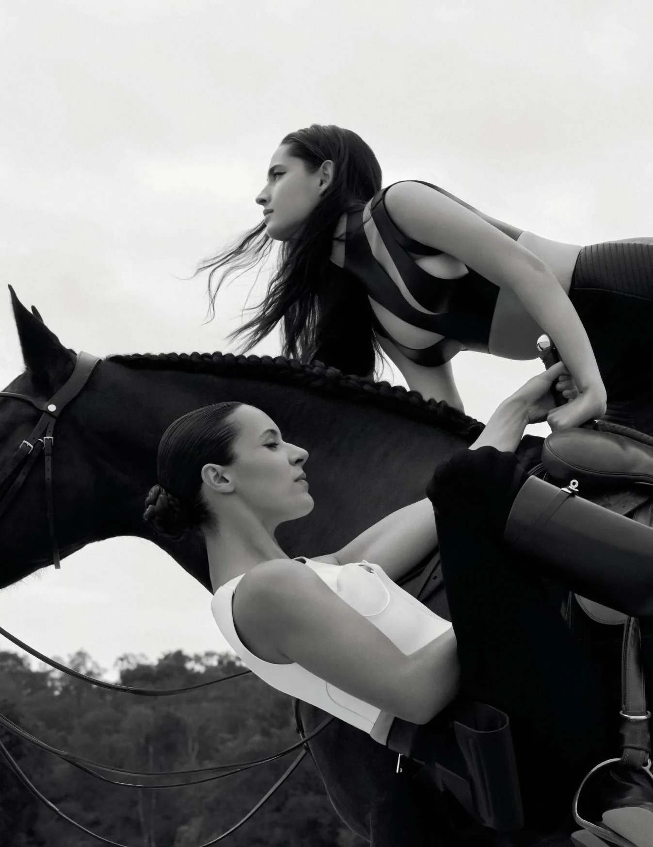Koto Bolofo Captures Les Cavalières Equestrian Style for Numéro France #234