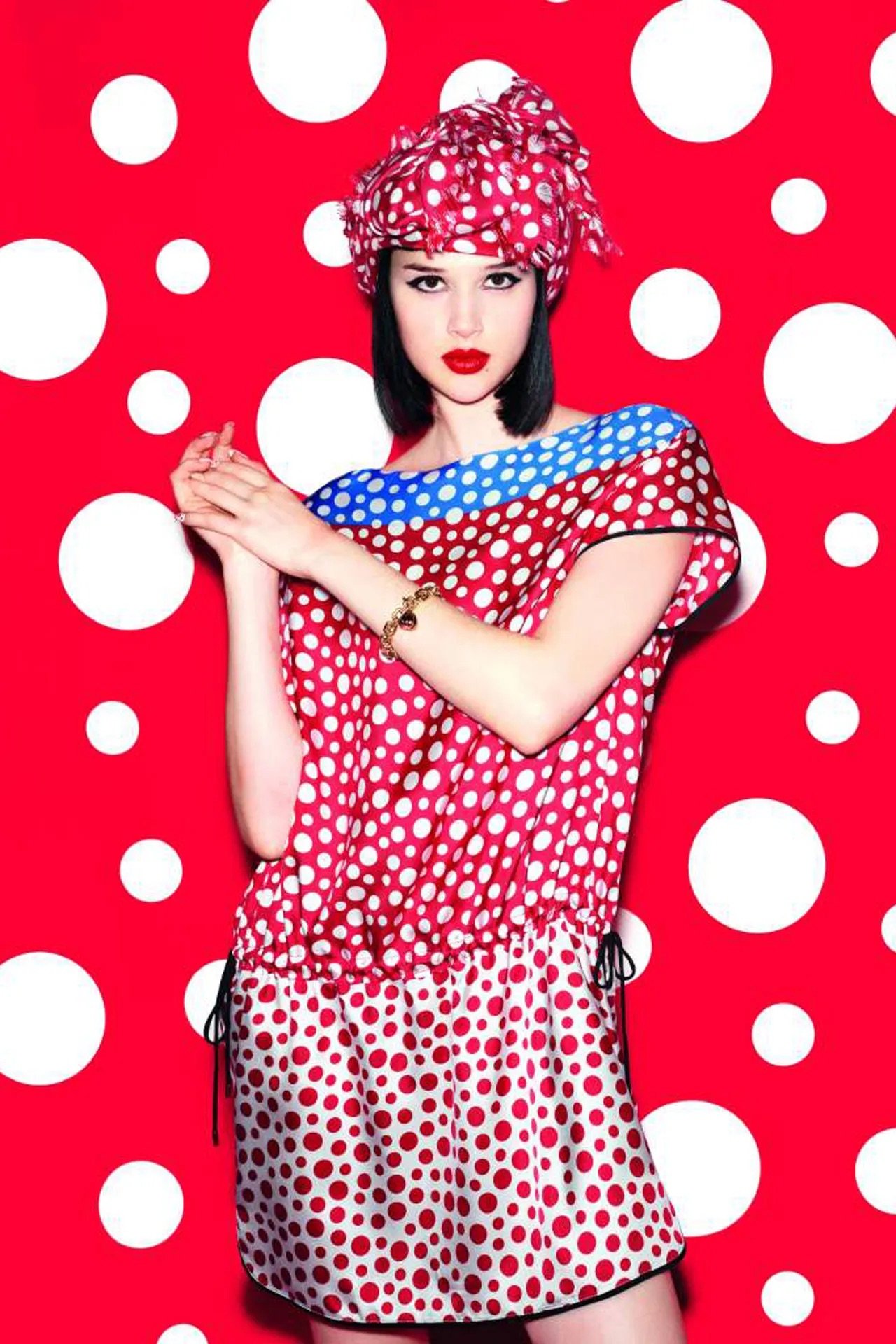 Louis Vuitton x Yayoi Kusama Collab Debuts in Vogue Netherlands January 2023  by Koto Bolofo — Anne of Carversville