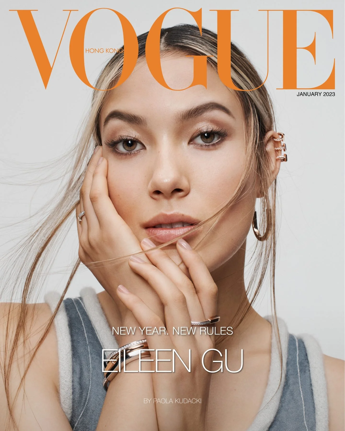 Eileen Gu In Vogue Hong Kong January 2023 by Paola Kudacki — Anne