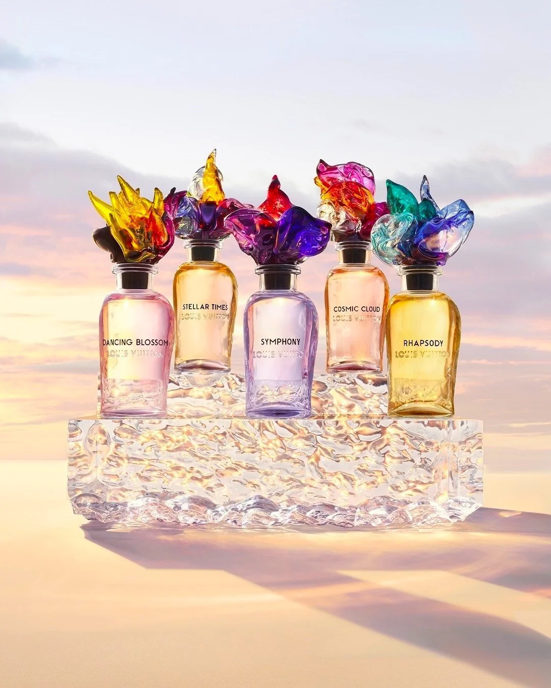 Louis Vuitton Holiday 2022.23 ‘Les Extraits Murano Masterpiece’ Fragrance Art