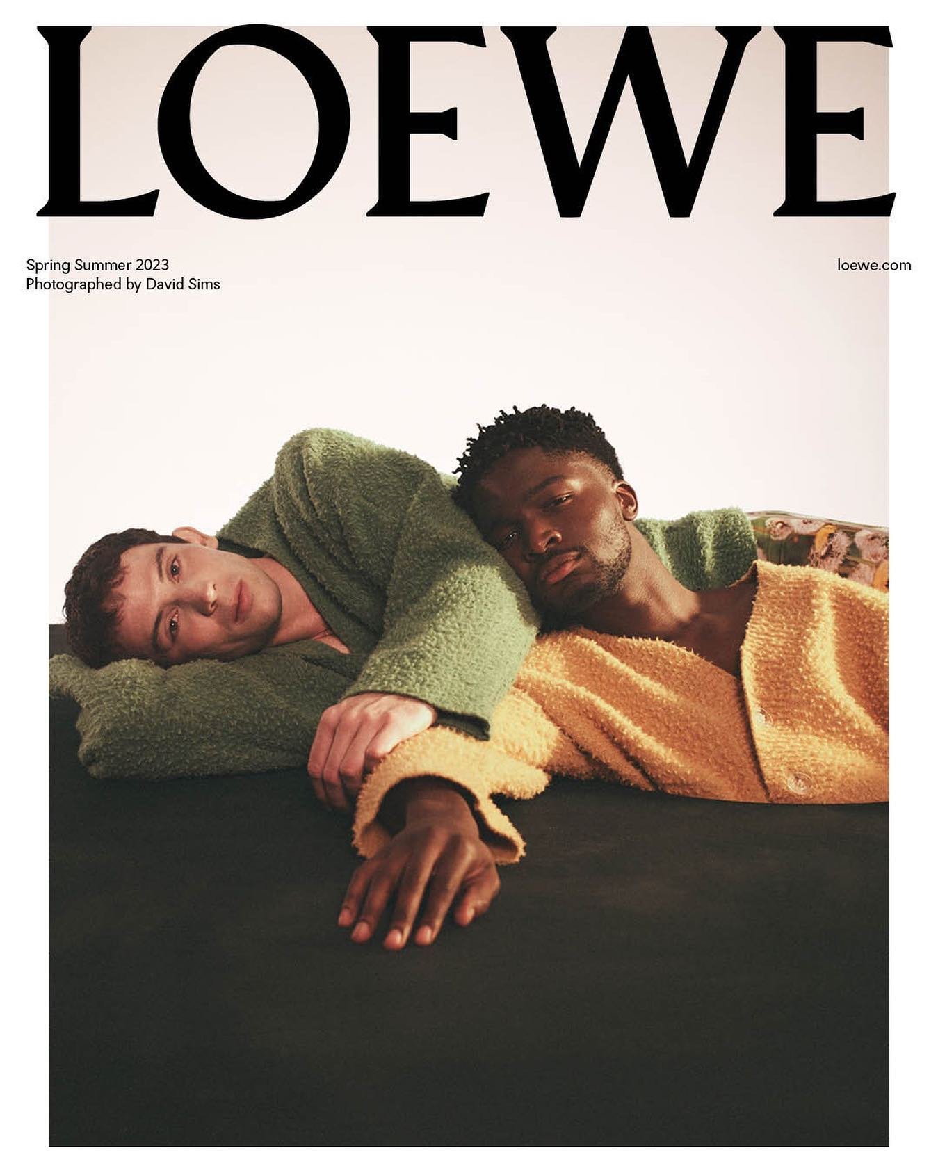 LOEWE S/S 2023 Men's Campaign by David Sims with Josh O'Connor, Stéphane Bak