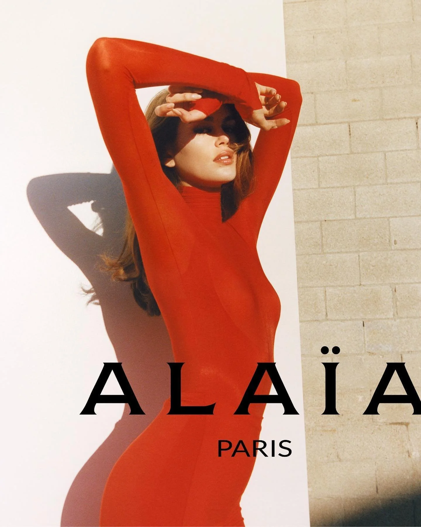 Kaia Gerber in Alaïa WS23 Campaign, Joins Austin Butler at Chateau Marmont