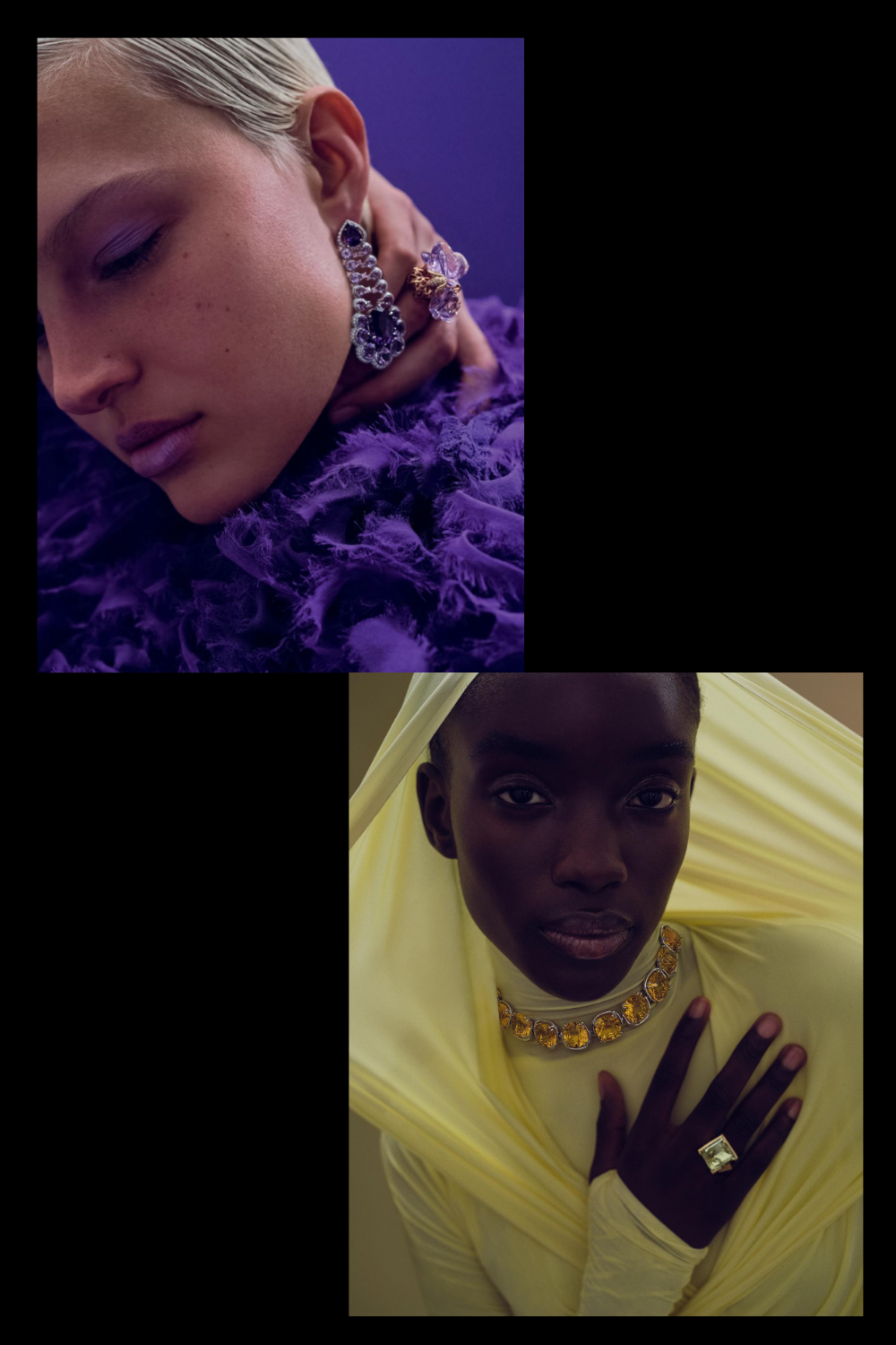 Celina Ralph and Maty Fall Go Bold in Vogue UK January 2023 by Zoey Grossman