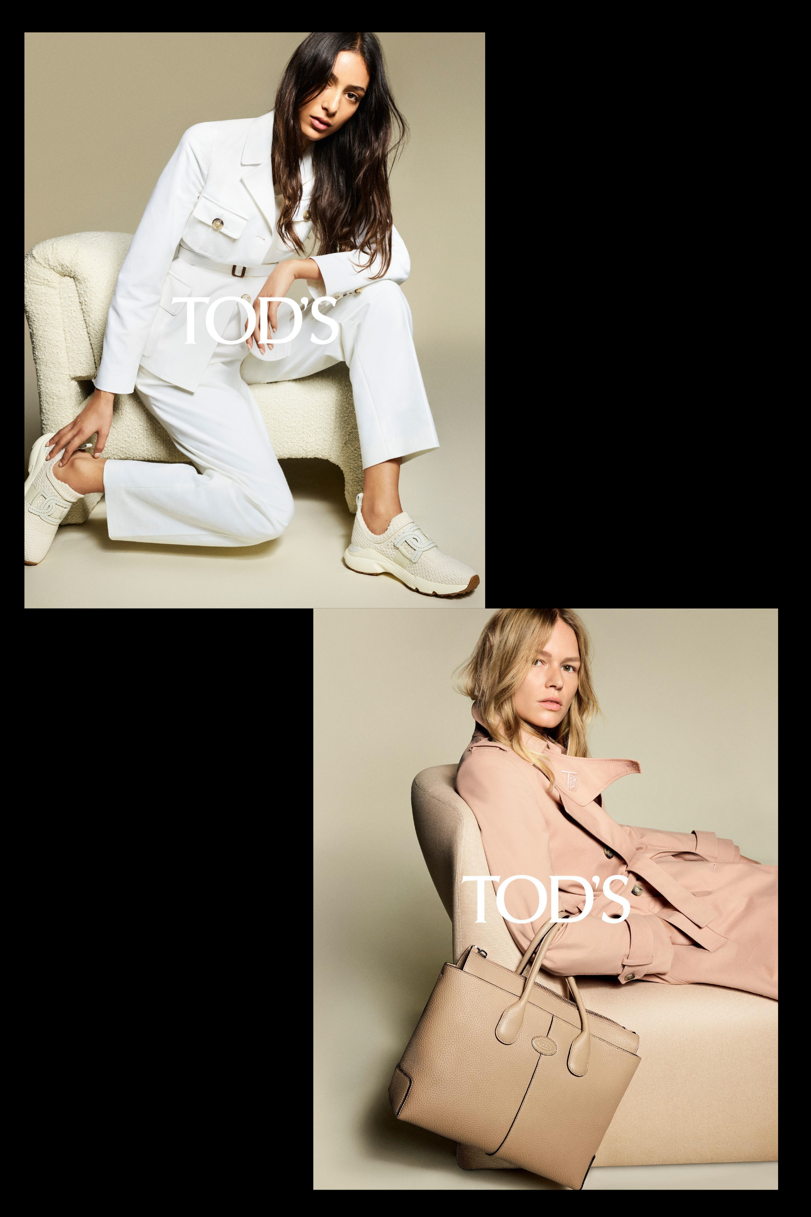 Tod's Pre-Spring 2023 Campaign with Anna Ewers and Nora Attal by Karim Sadli