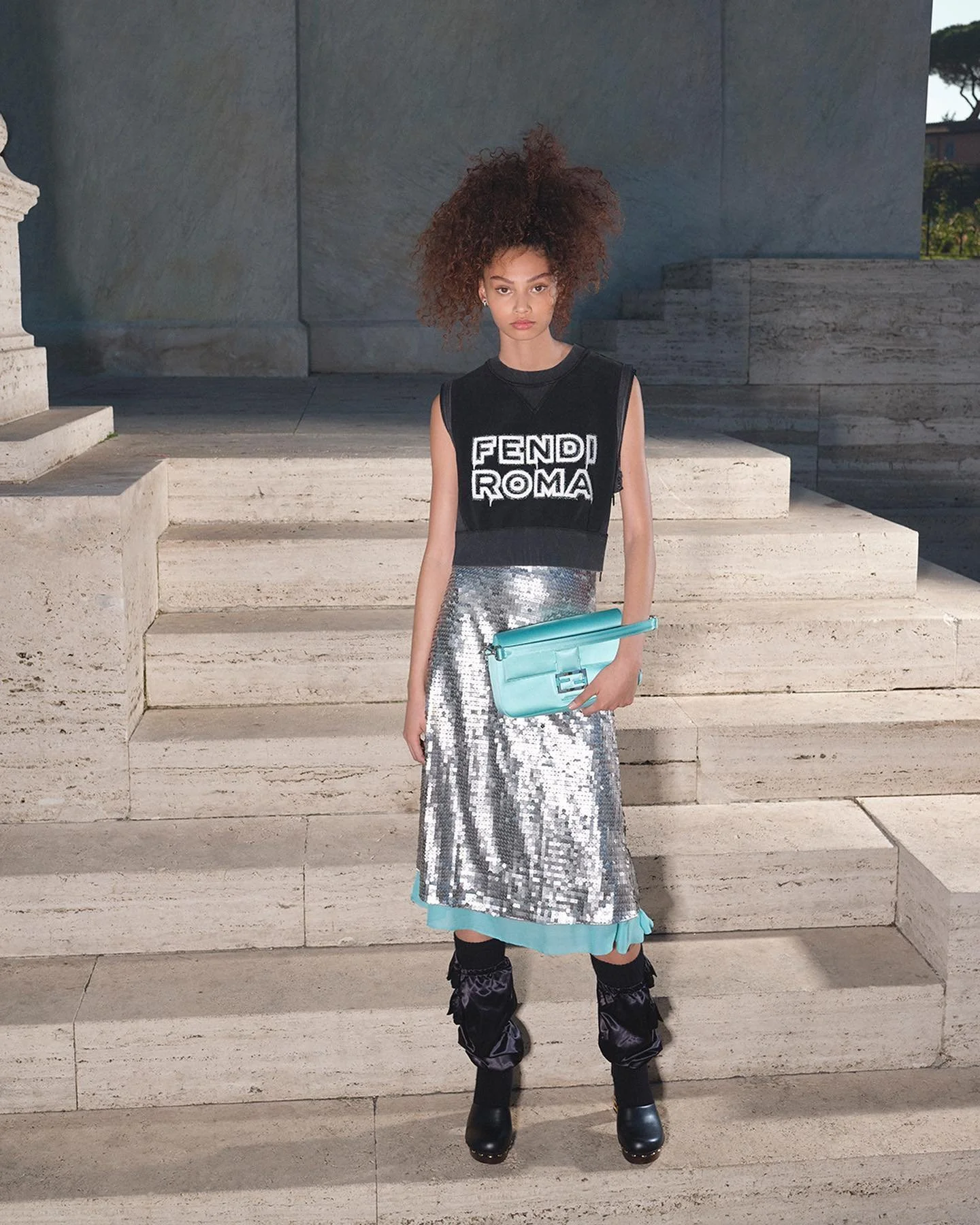 Tiffany Blue Is Star of Fendi X Tiffany Winter Campaigns by Johnny Dufort