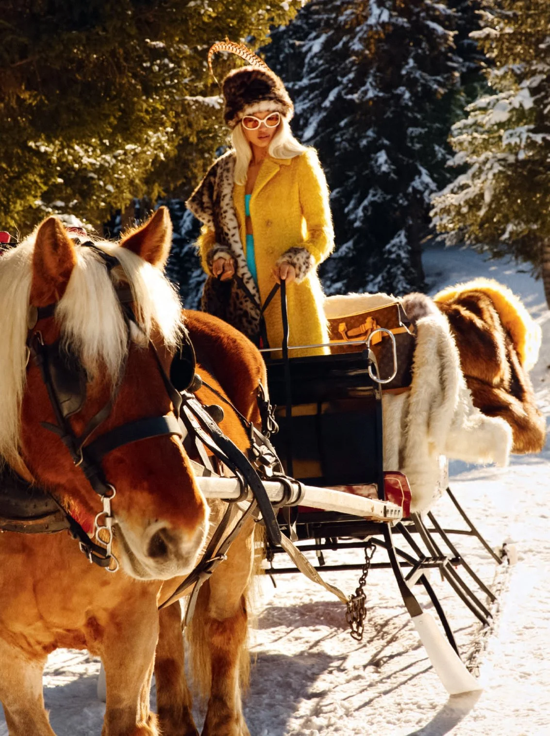 More Glam 'Powder Dressing' from Tatler UK February 2023 Lensed by Daniel Sachon